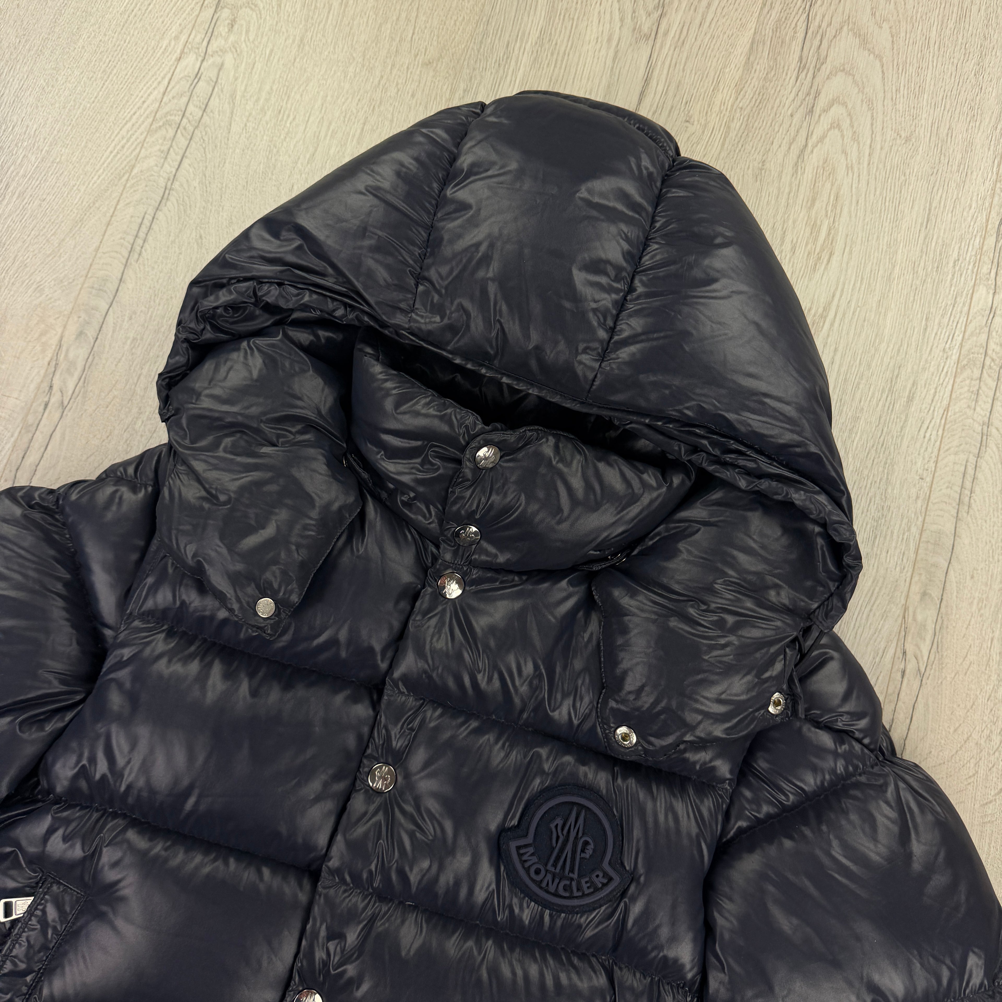 Moncler Tarnos Giubbotto Men’s Navy Puffer Jacket - Size 0