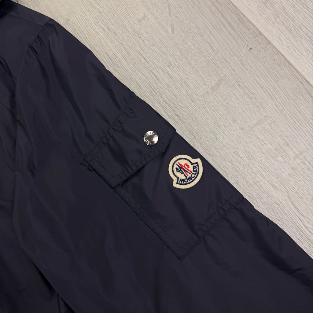 Moncler Men’s Zip-up Navy Windbreaker Jacket - Size 5