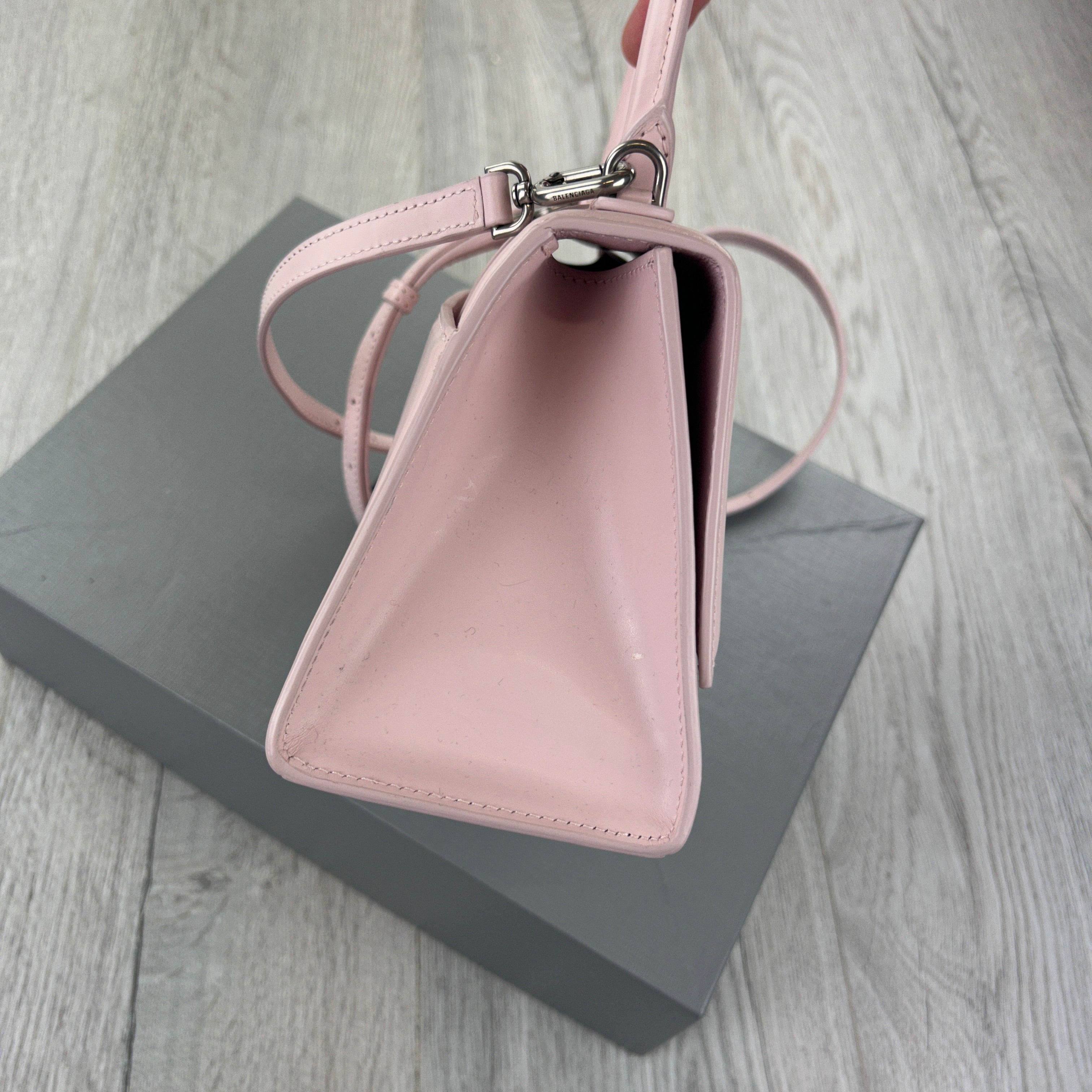Balenciaga Women’s Pink Small Hourglass Handbag