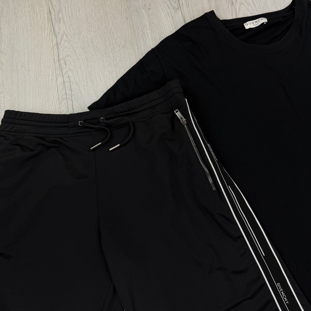 Givenchy Men’s Black T-shirt & Shorts Set - L/XL