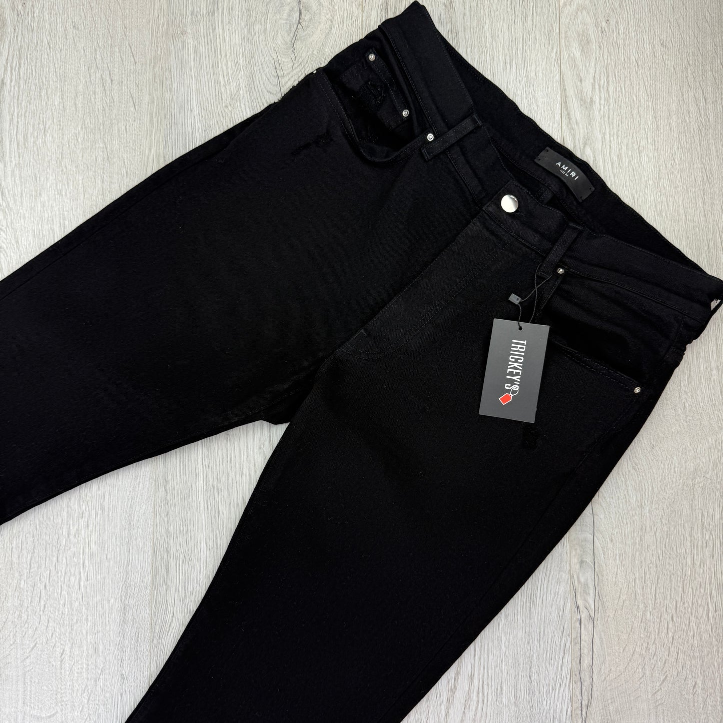 Amiri Men’s Black Plane Slim Jeans - Uk 34