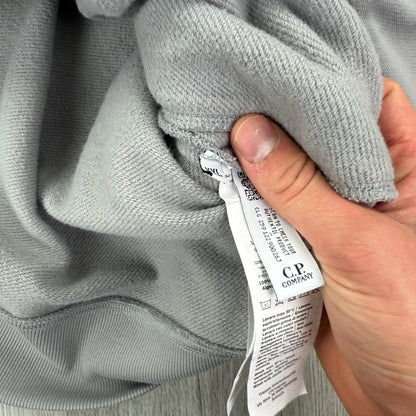 CP Company Men’s Grey 1/4 Zip Up Fleece - XXL