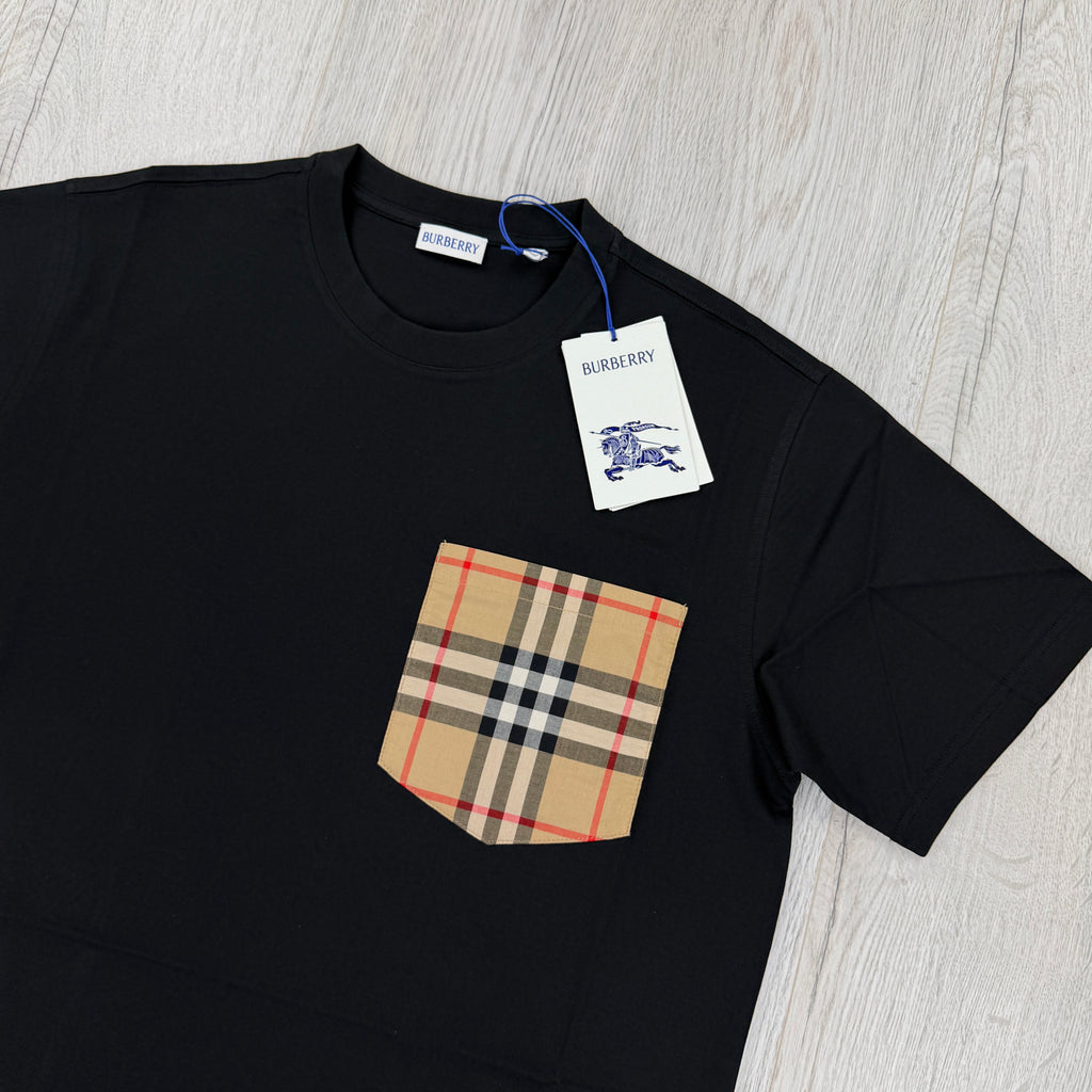 Burberry Men’s Black T-shirt & Shorts Set