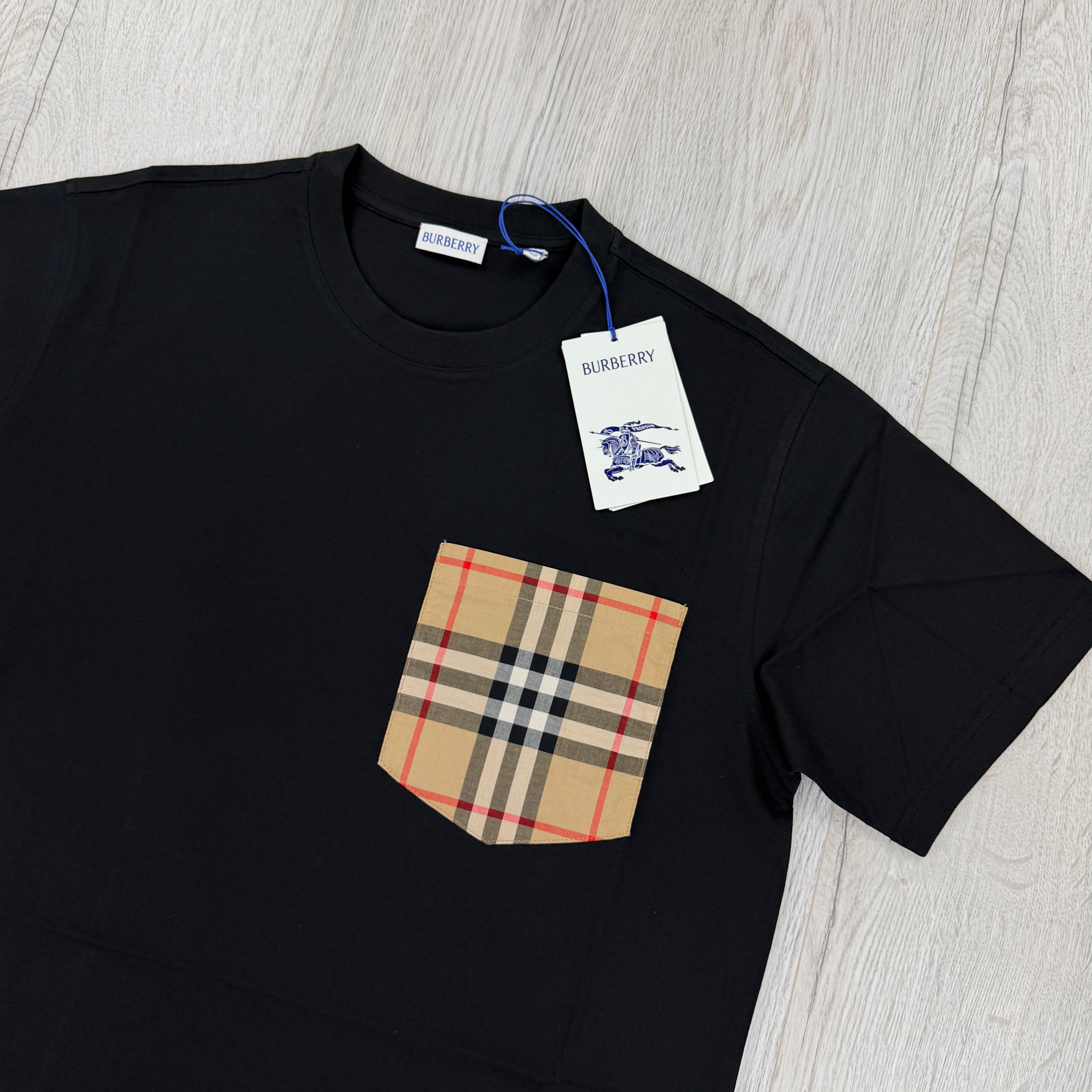 Burberry Men’s Black T-shirt & Shorts Set