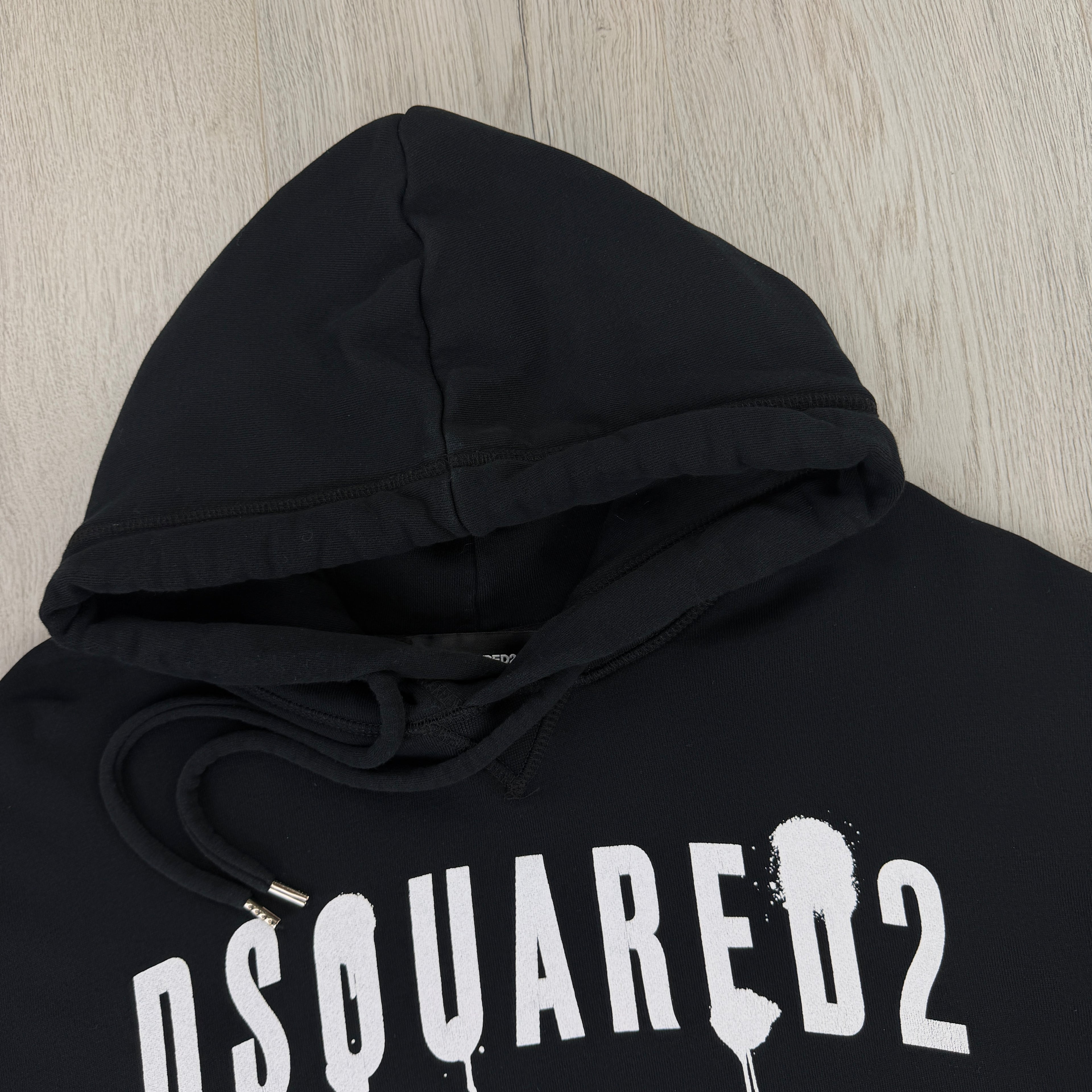Dsquared2 Men’s Black Pullover Hoodie - XL Slim