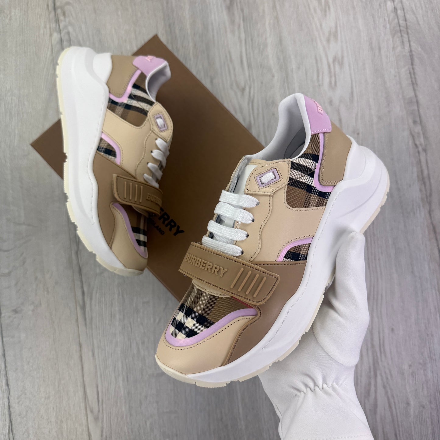 Burberry Women’s Ramsey Check Trainers