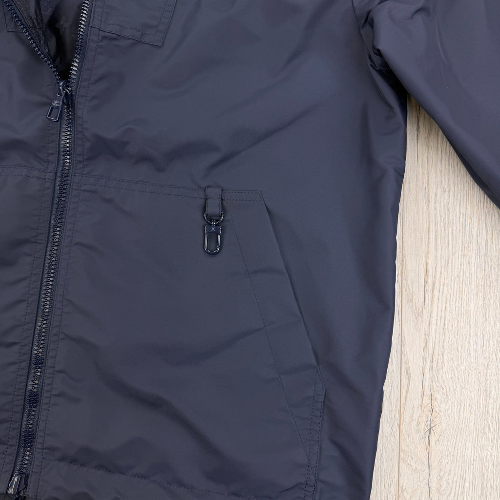 Louis Vuitton Men’s Monogram Reversible Navy Windbreaker Jacket - Size 48