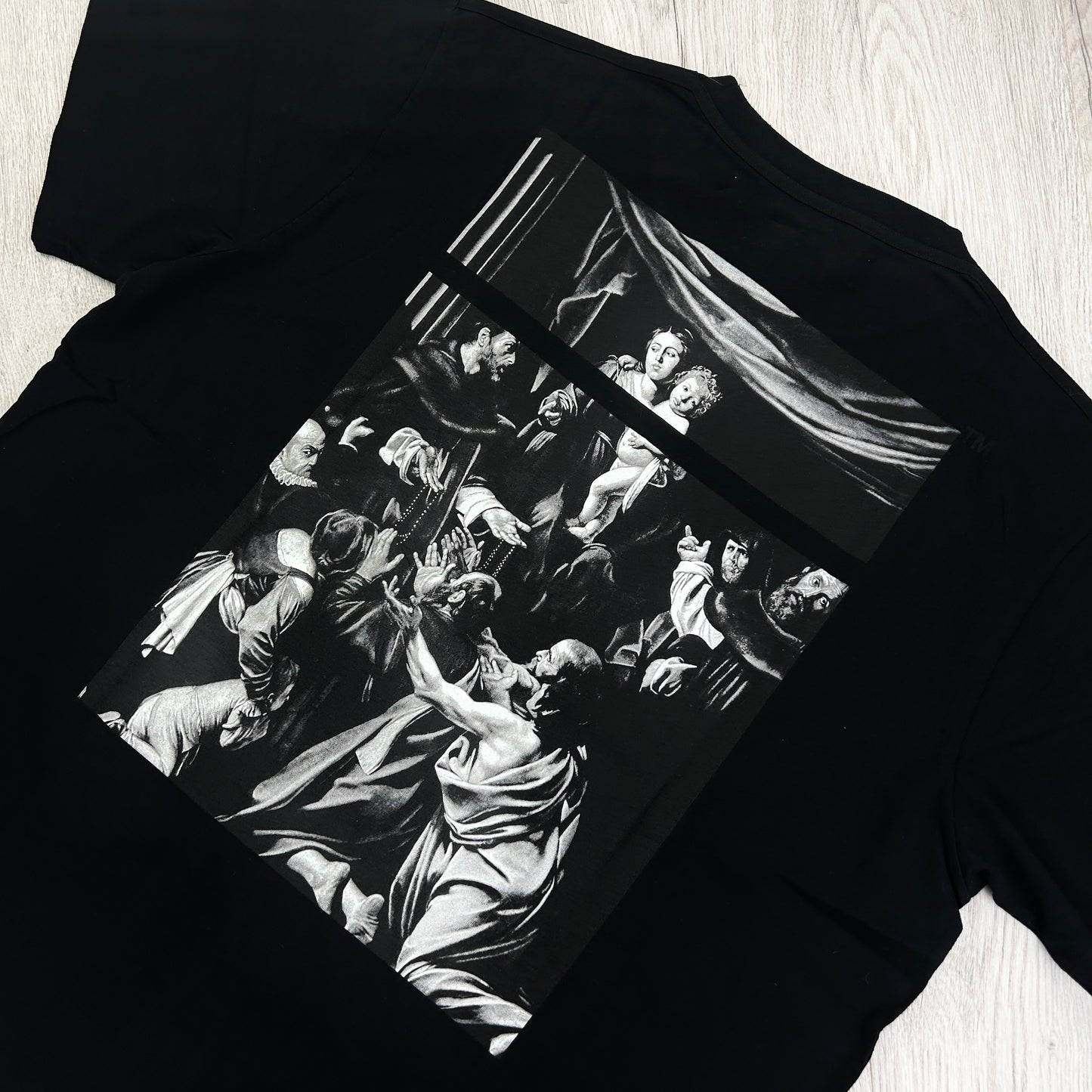 Off White Men’s Black Oversized T-shirt