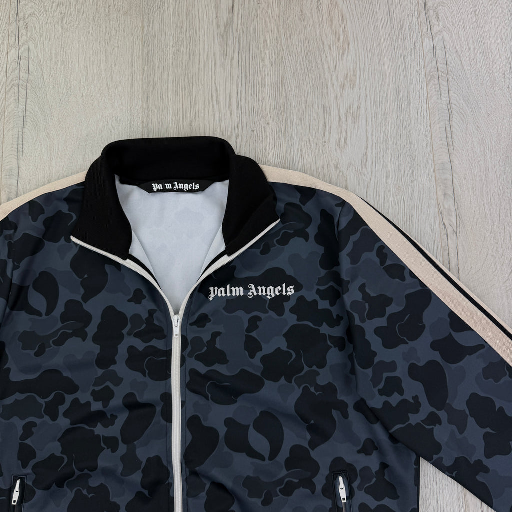 Palm Angels Men’s Camo Zip-up Track Jacket - XL Slim