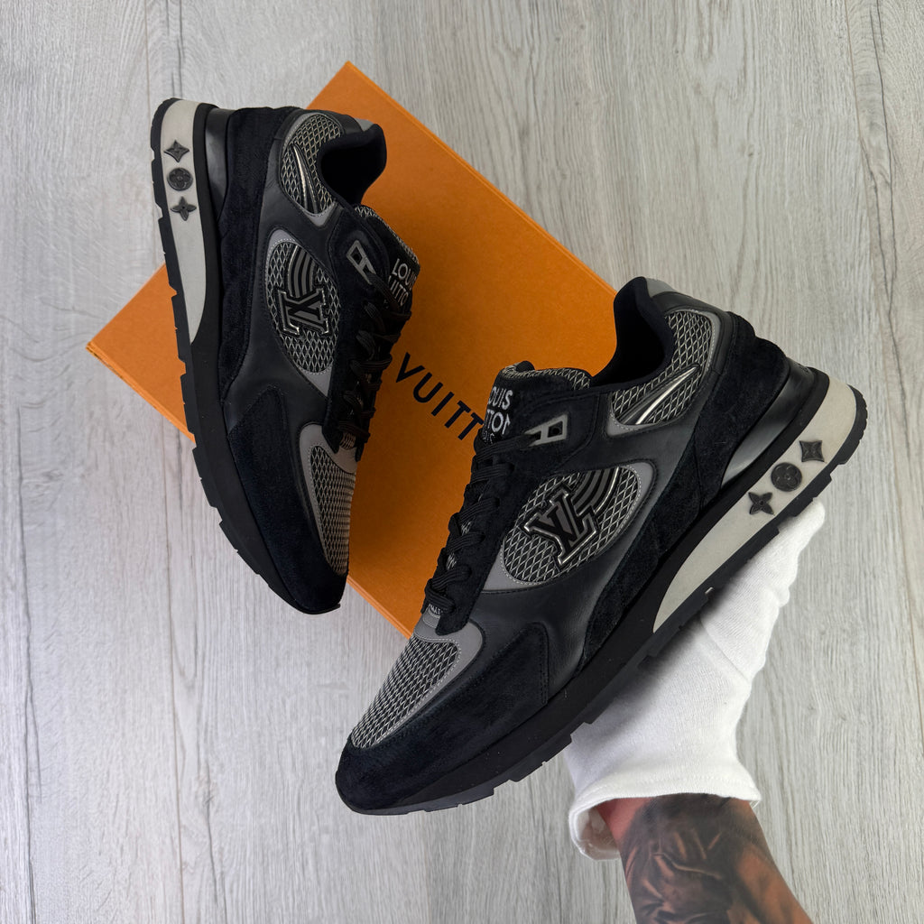 Louis Vuitton Men’s Black Run Away Trainers - Uk 10 (Fit Uk 10.5)
