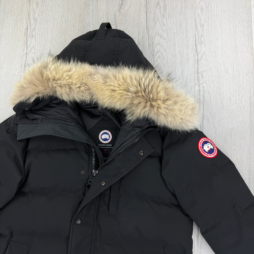 Canada Goose Men’s Black Carson Parker Jacket - Large