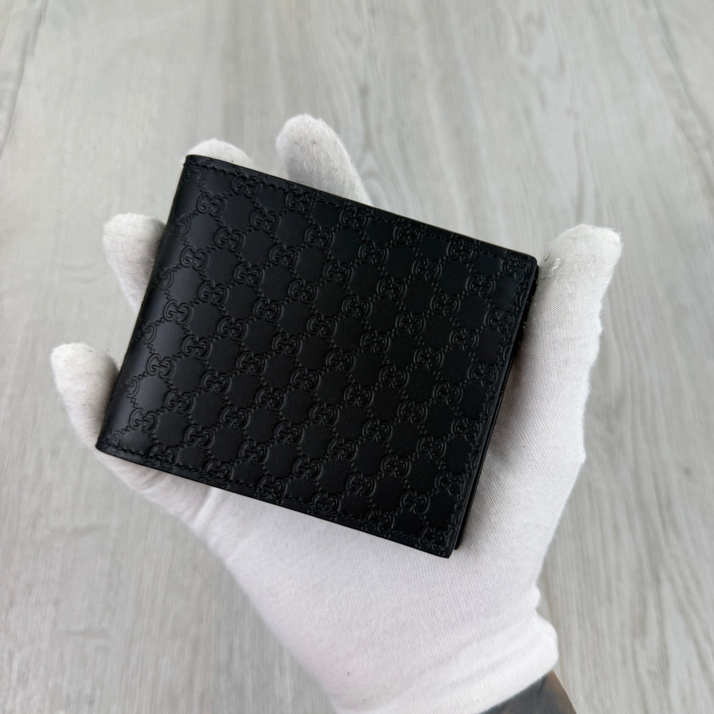 Gucci Men’s GG Leather Monogram Wallet