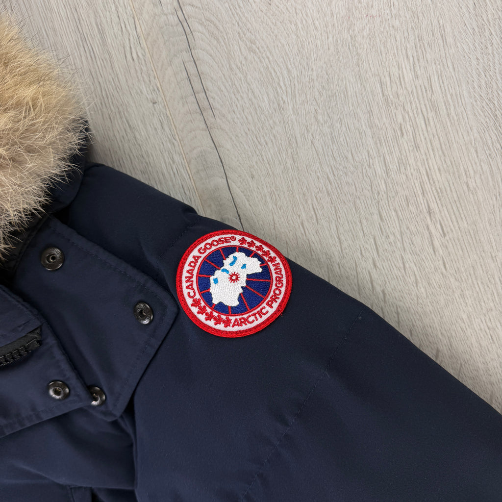 Canada Goose Men’s Wyndham Navy Parker Jacket - Medium
