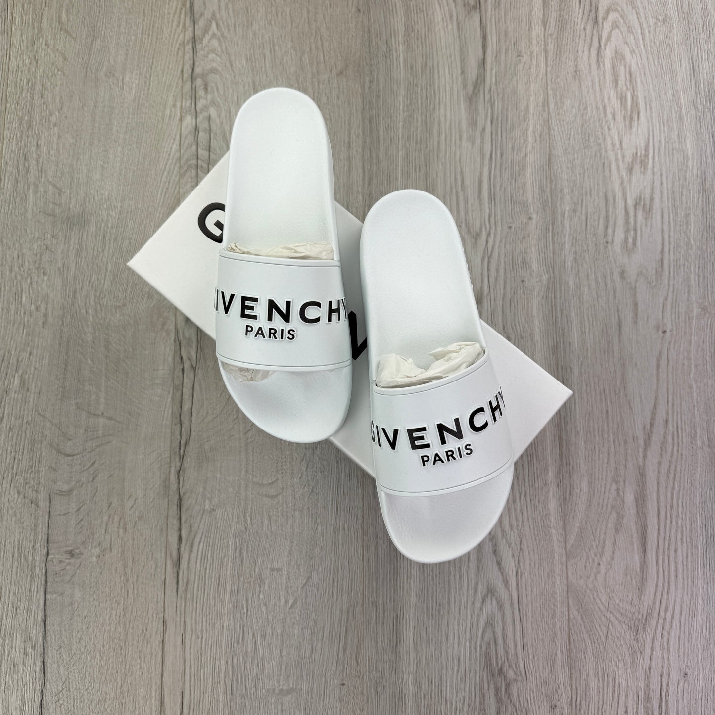 Givenchy Men’s White Sliders