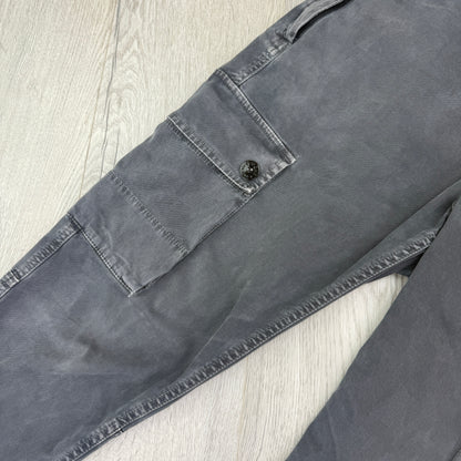 Stone Island Men’s Stonewashed Cargo Bottoms - Uk 33