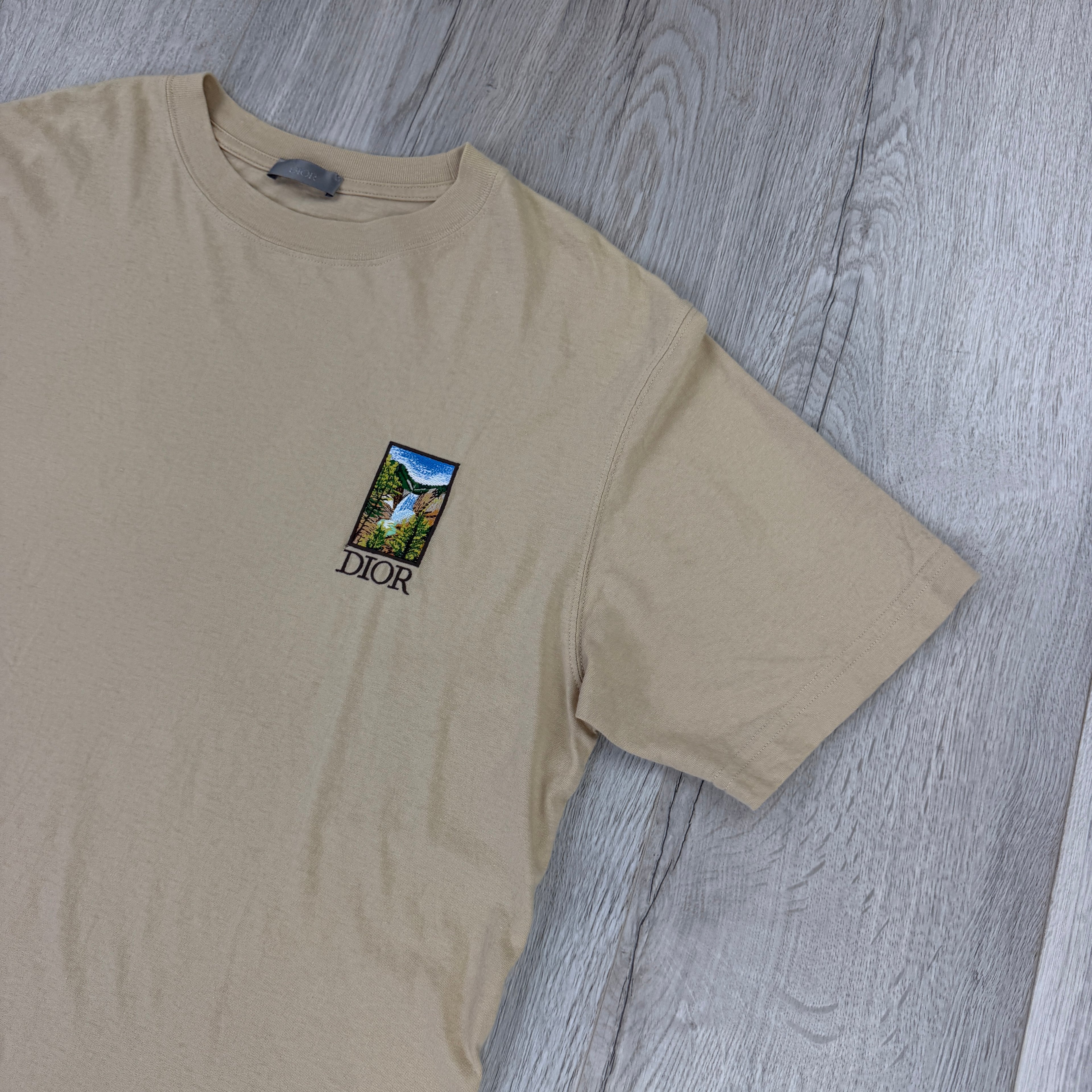 Christian Dior Men’s Beige T-shirt - Medium