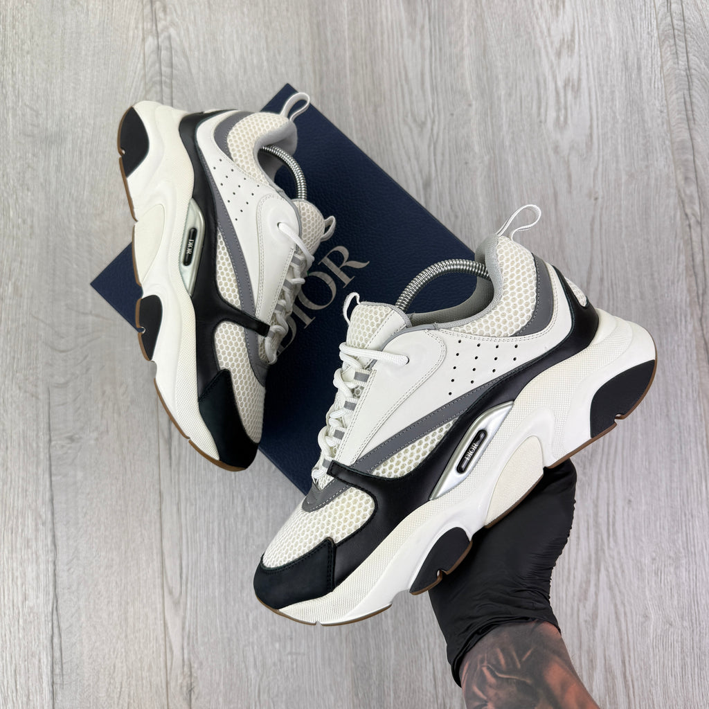 Dior B22 Men’s Black & White Trainers - 44 (Uk 9/9.5)