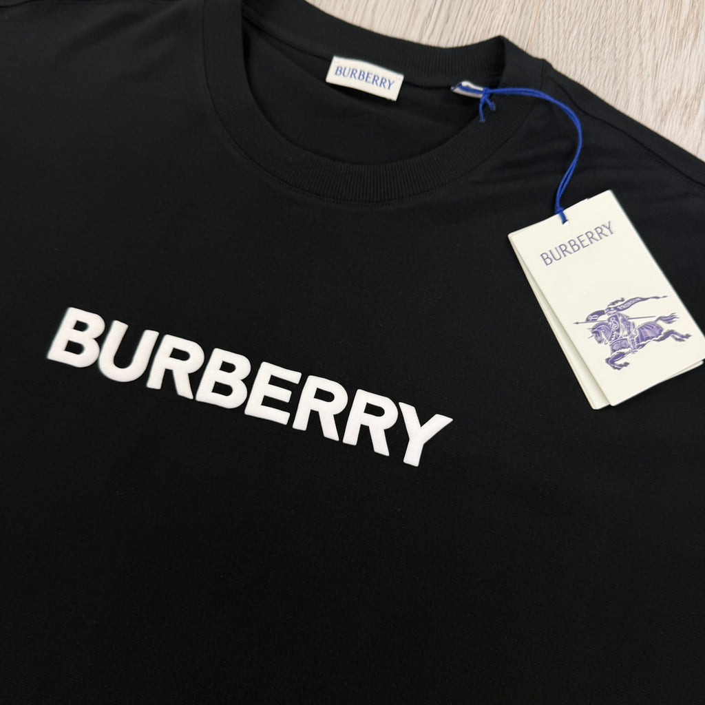 Burberry Men’s Black T-shirt & Navy Swim Short Set