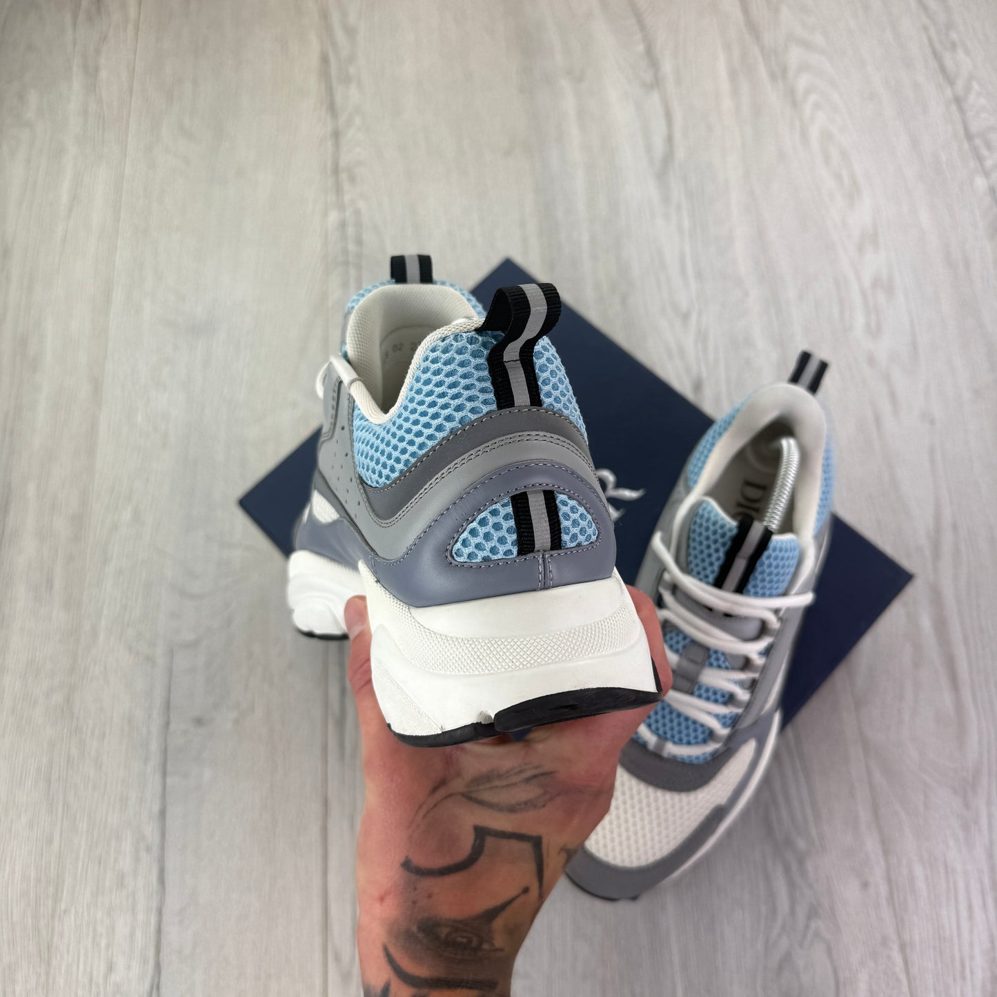 Dior B22 Men’s Baby Blue Runners - 42 (Fit Uk 7/7.5)