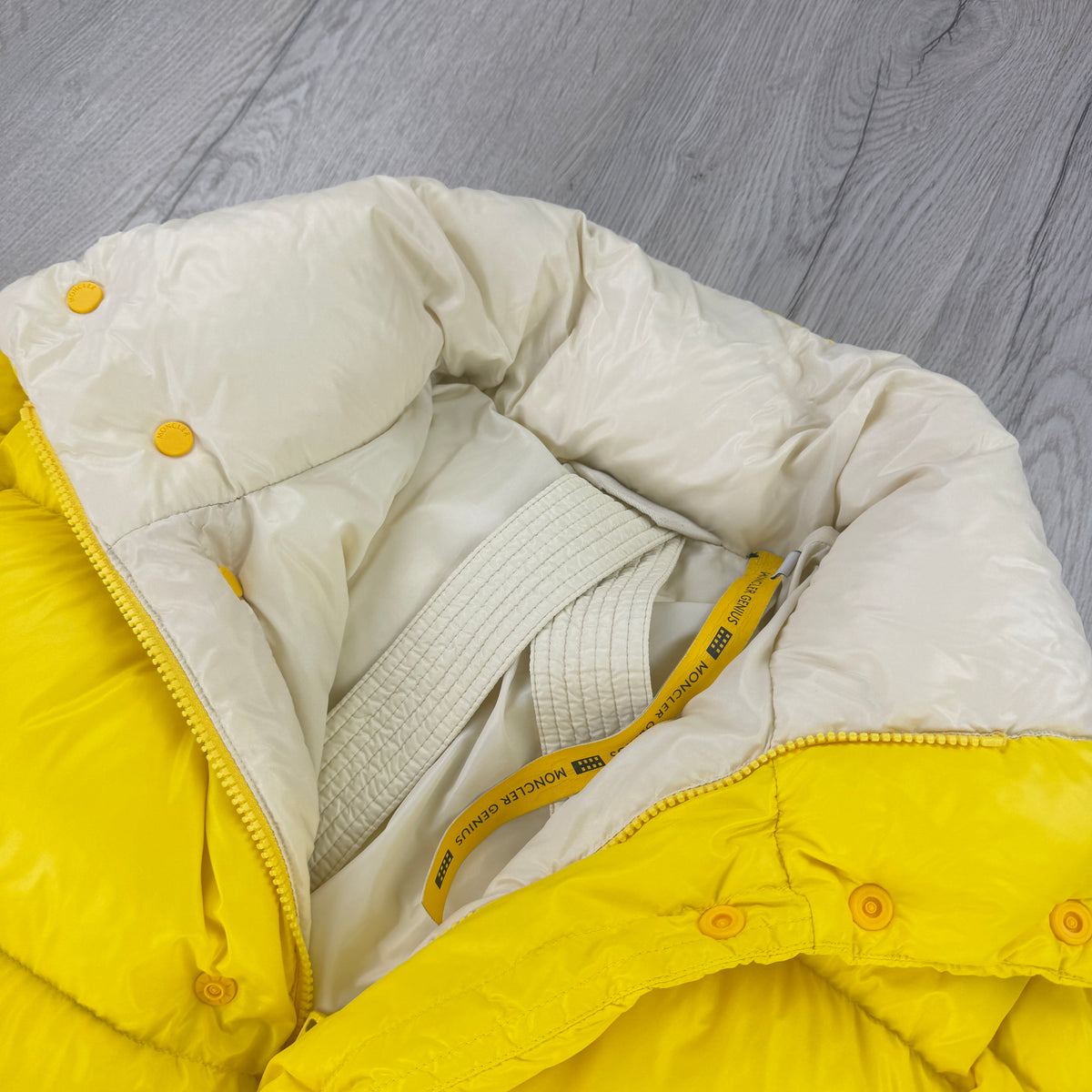 Moncler Men’s Dervox Giubbotto Yellow Puffer Jacket - Size 4