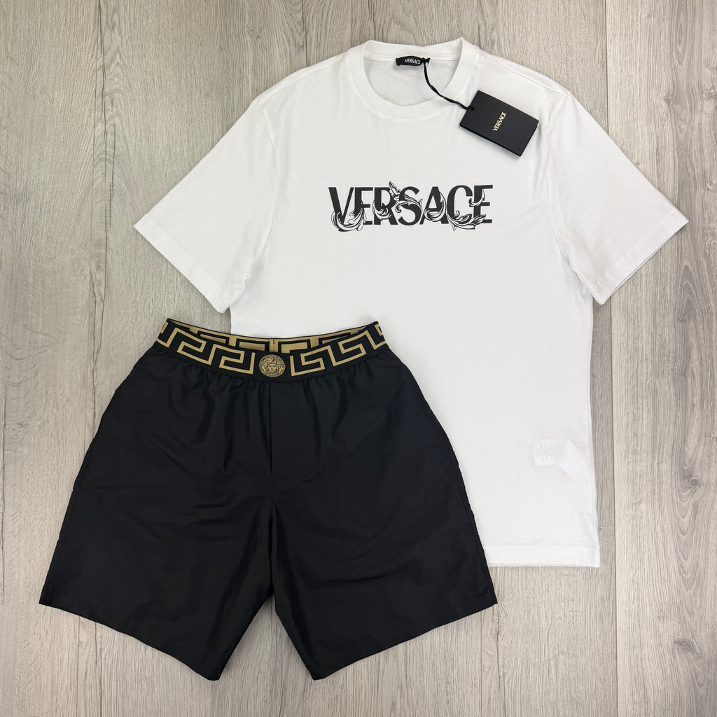Versace Men’s T-shirt & Swim shorts set