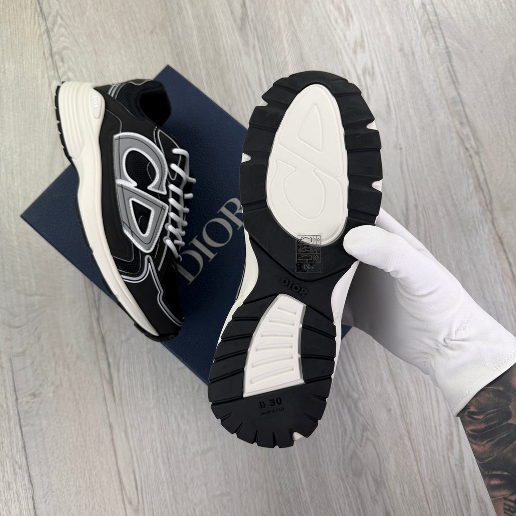 Dior B30 Men’s Black & White Trainers - 43 (Fit Uk 9)