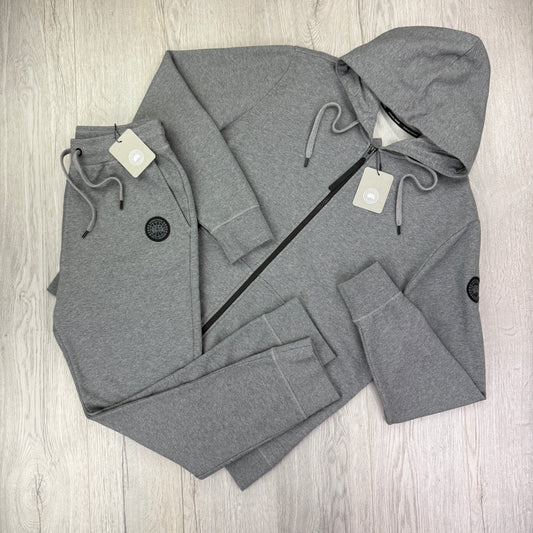 Canada Goose Men’s Grey Full Tracksuit Black Badge Edition - XL