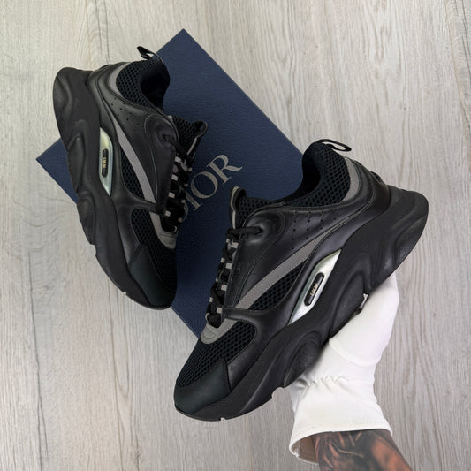 Dior B22 Men’s Triple Black Trainers - 43 (Fit Uk 8/8.5)