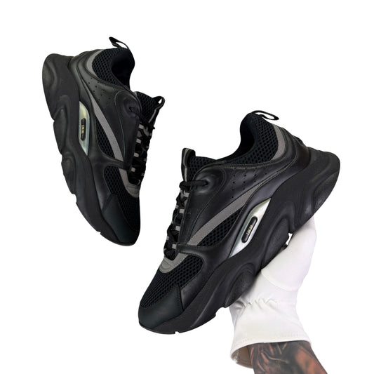 Dior B22 Men’s Triple Black Trainers - 43 (Fit Uk 8/8.5)