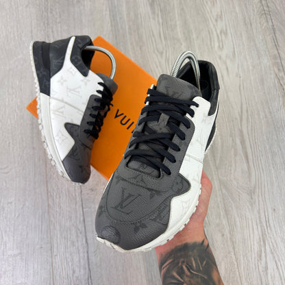 Louis Vuitton Men’s Monogram Black White Grey Run Away Trainers - Uk 6 (Fit Uk 7)