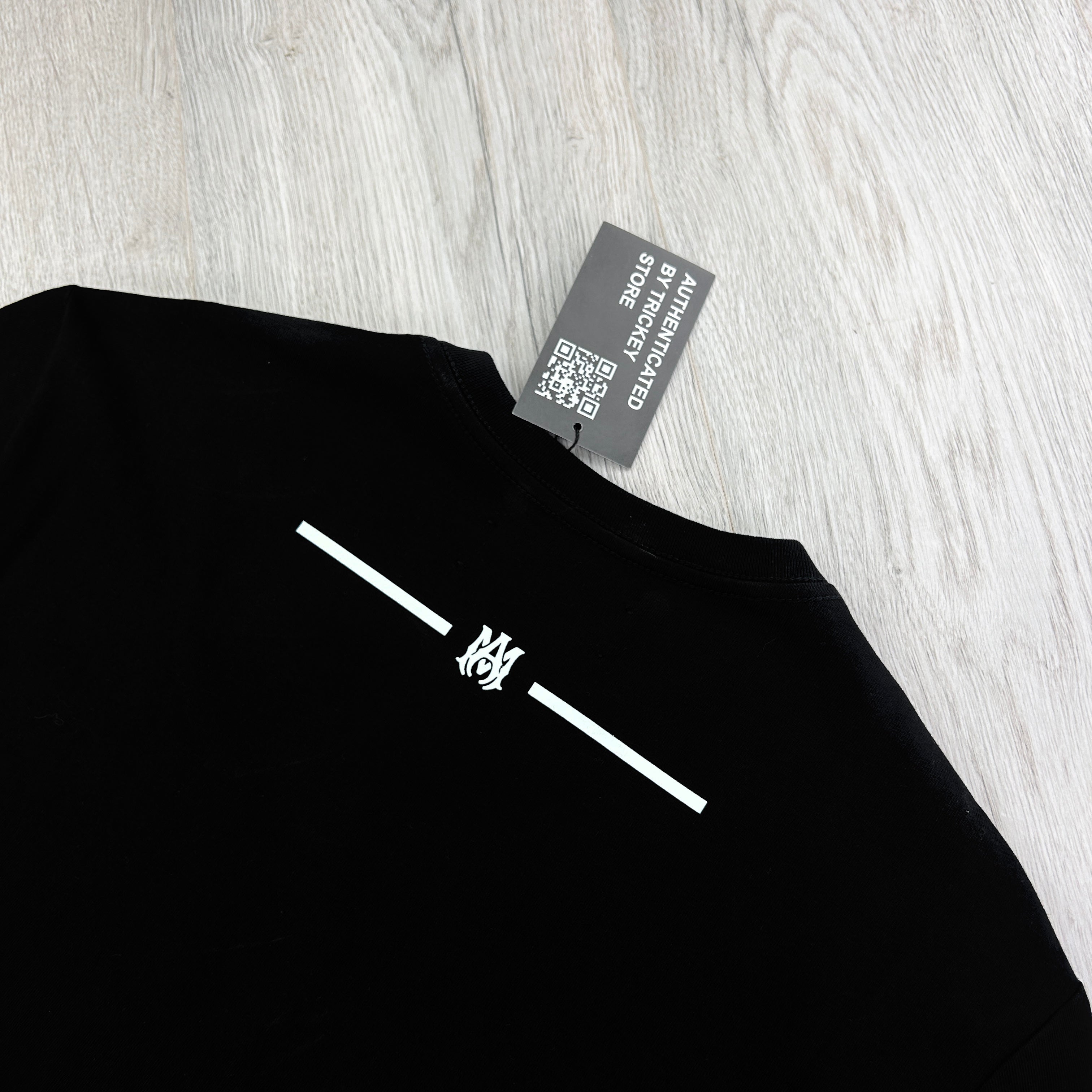 Amiri Men’s Black T-shirt Small Logo