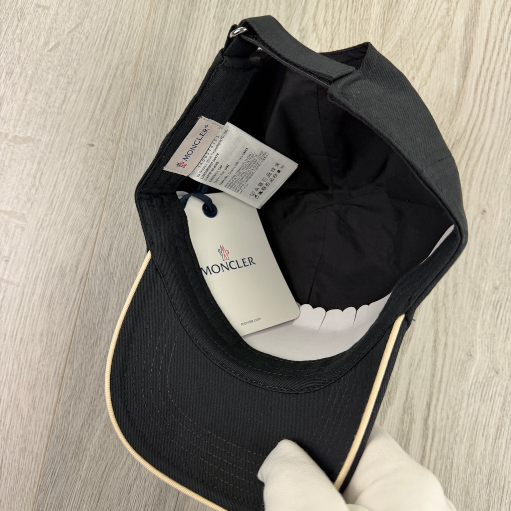 Moncler Men’s Black Baseball Cap