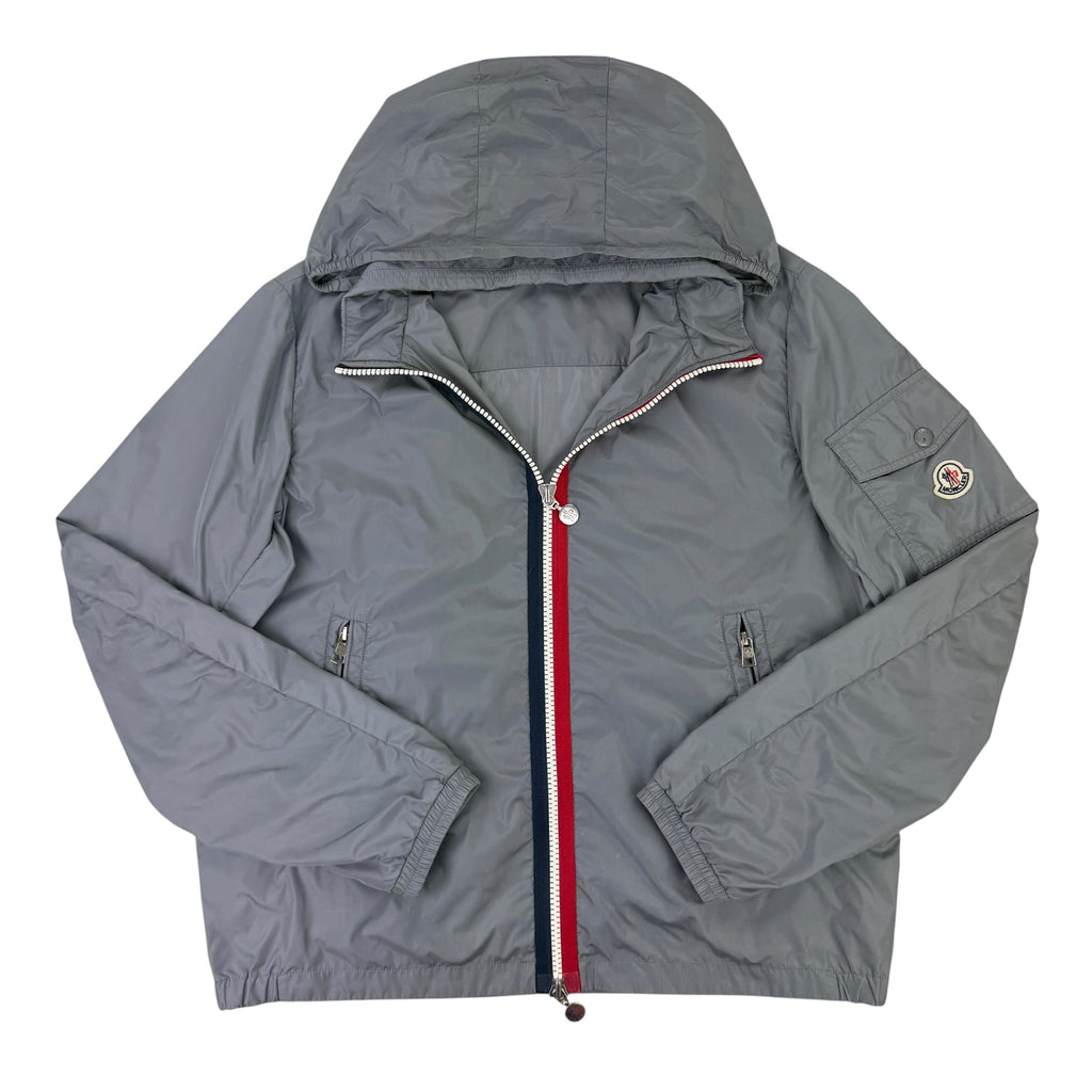 Moncler Keralle Men’s Grey Zip-up Windbreaker Jacket - Size 5