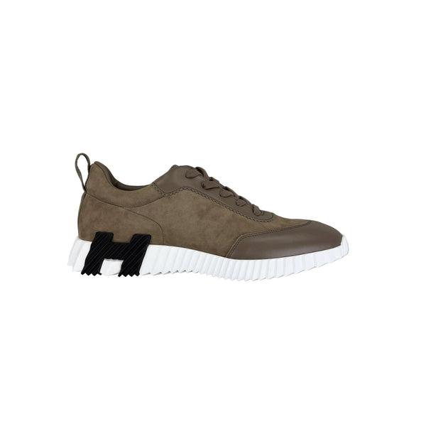 Hermes Men’s Etoupe Bouncing Sneakers - 42 (Fit UK 8)