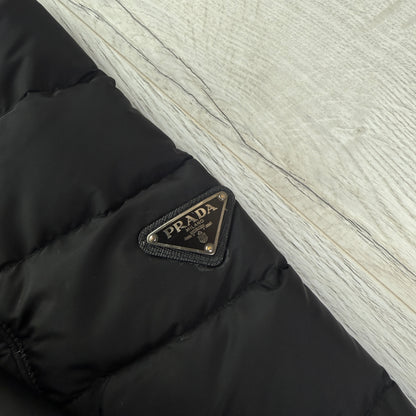 Prada Men’s Black Padded Down Jacket - 50 (Fit Small/Medium)