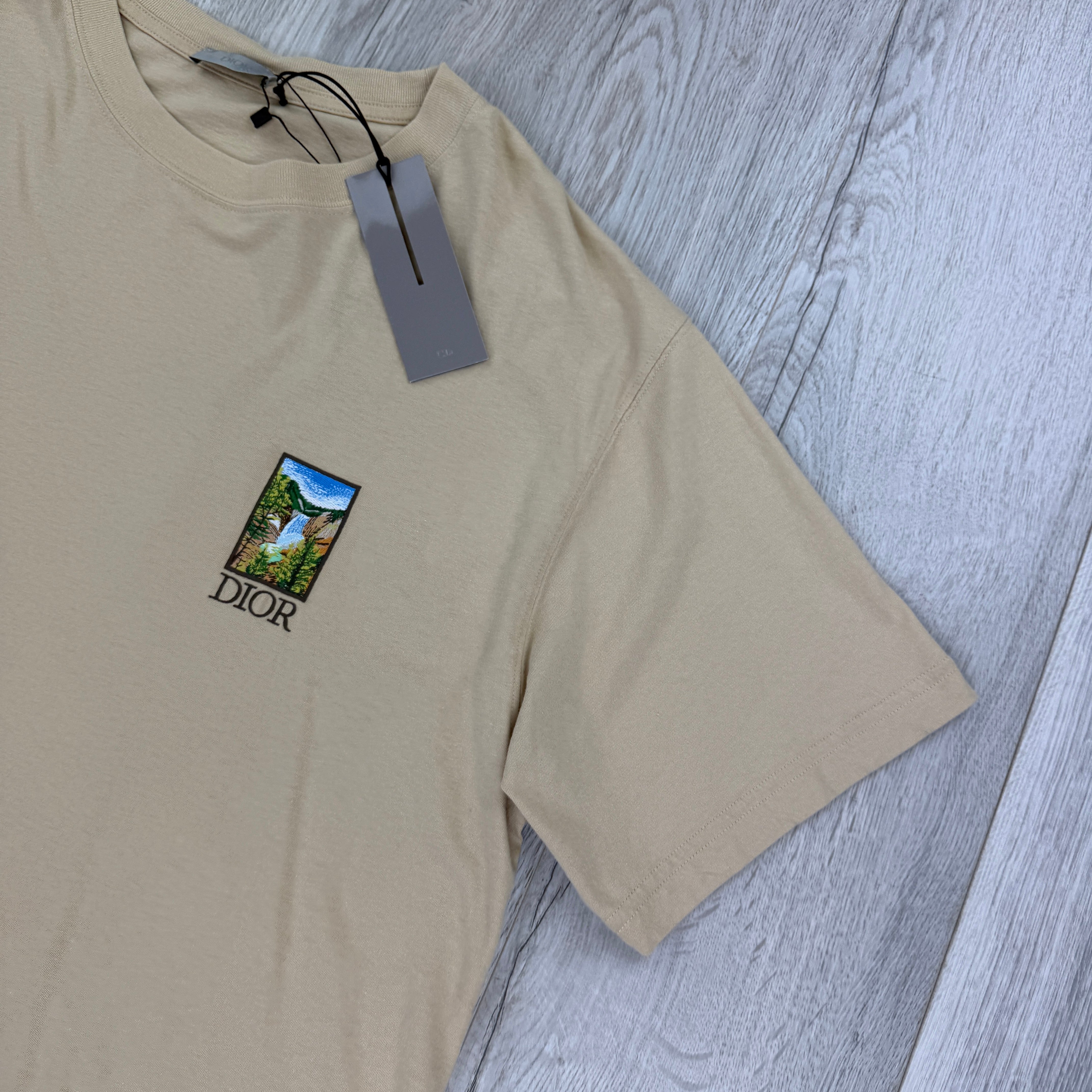 Christian Dior Men's Beige T-shirt - XL Oversized – Trickey.store