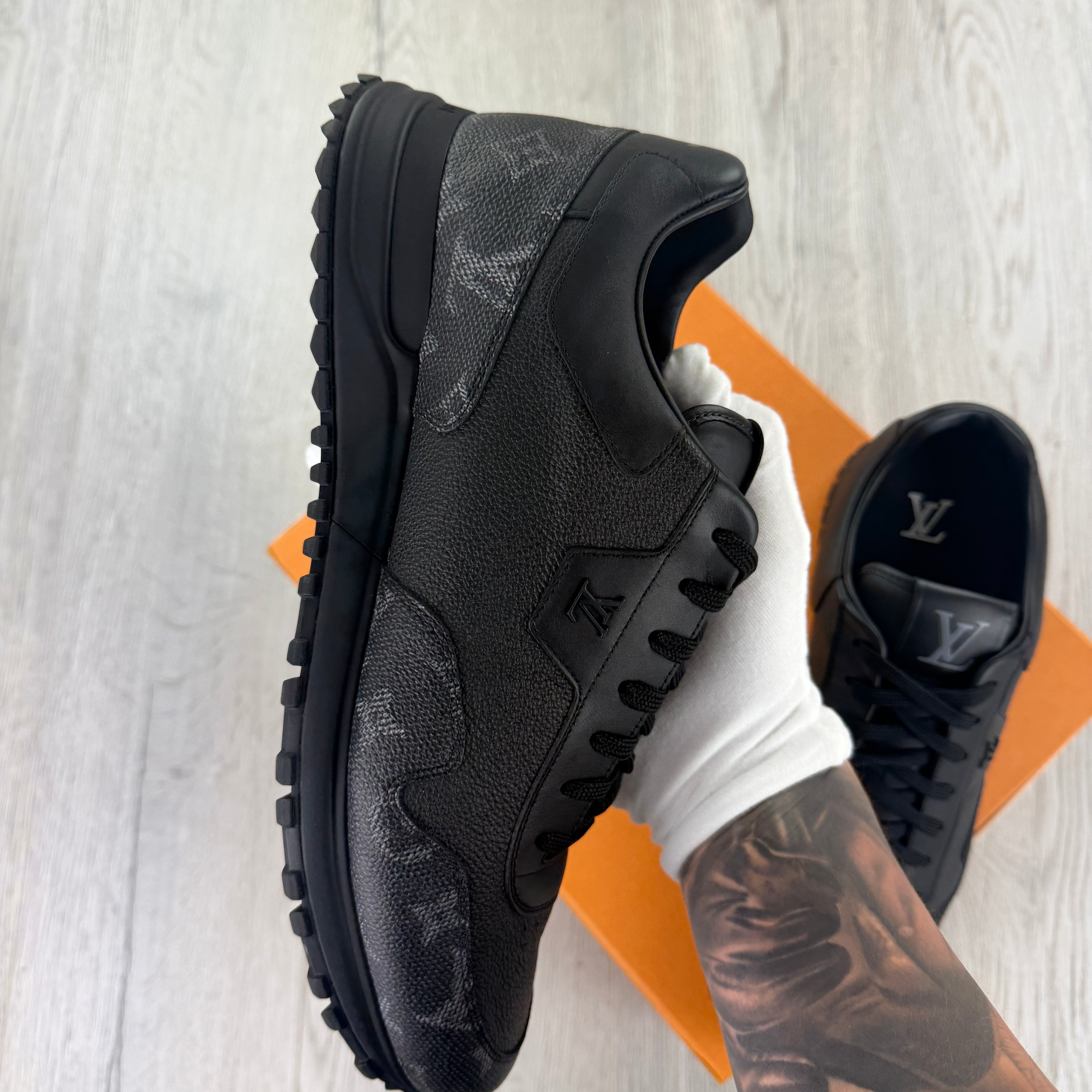 Louis Vuitton Men’s Leather Run Away Trainers - Uk 10