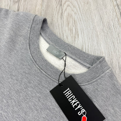 Christian Dior Men’s Grey Crewneck Jumper - Medium Slim