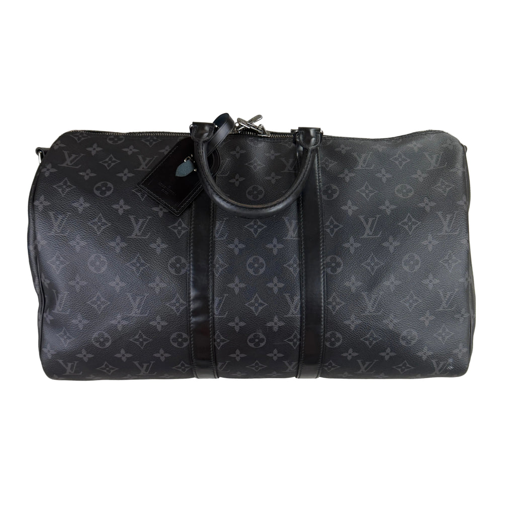 Louis Vuitton Men’s Black Monogram Keepal Bag - 45