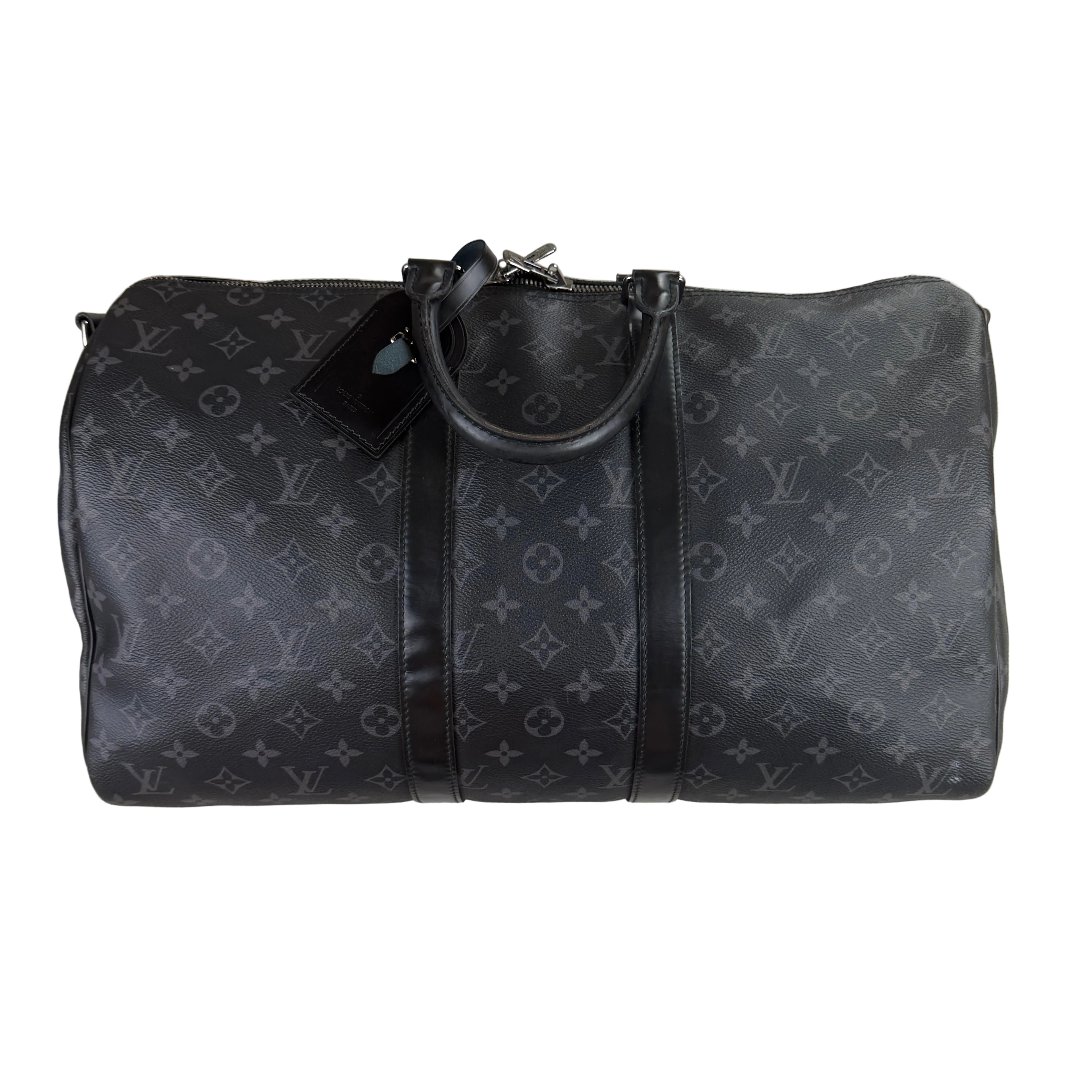 Louis Vuitton Men’s Black Monogram Keepal Bag - 45