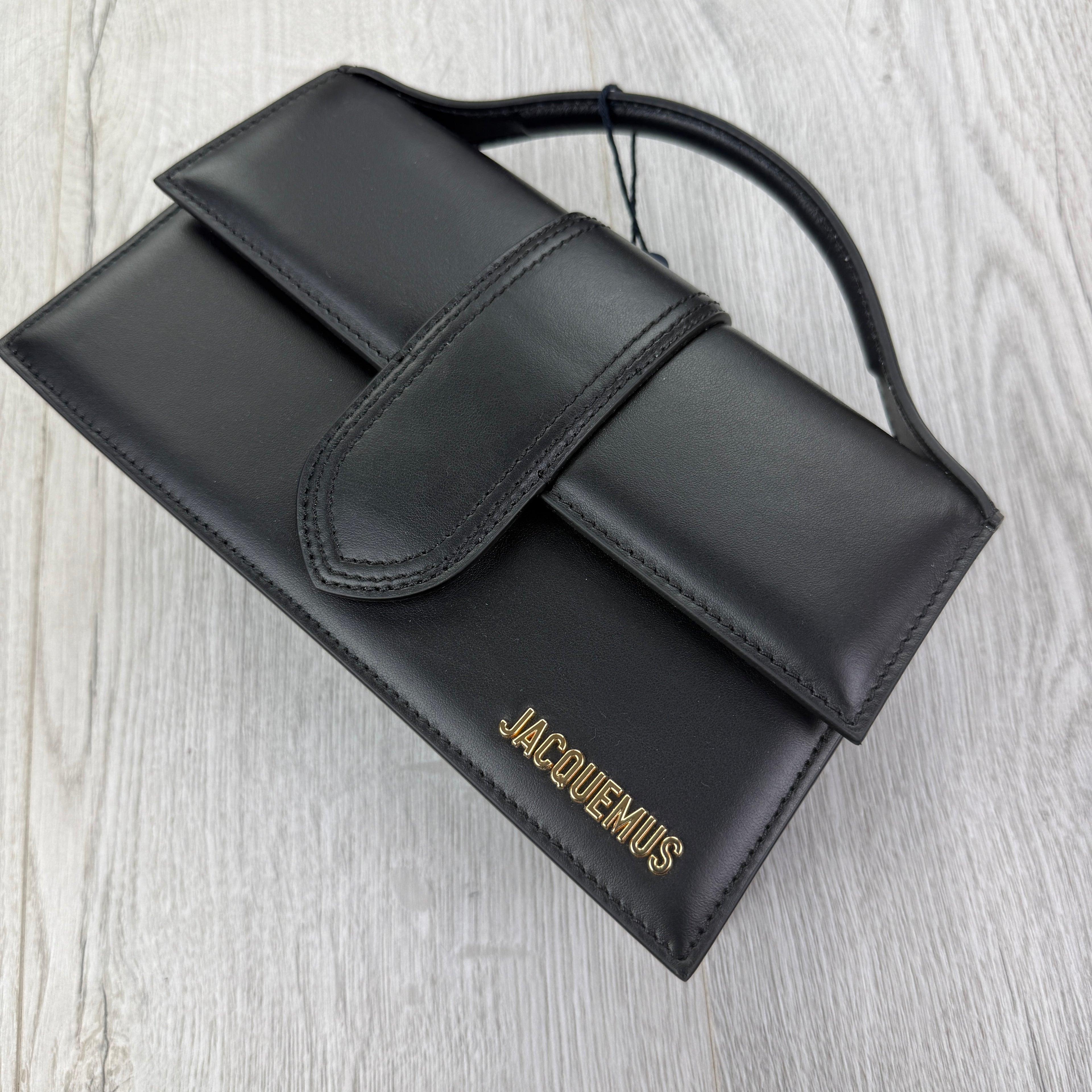 Jacquemus Women’s Black Gold Large Bambino Bag