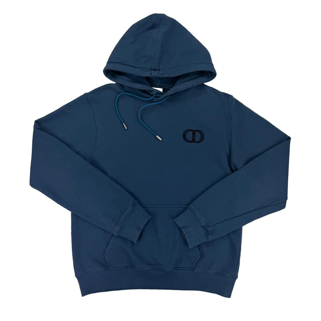 Dior Men’s Navy Pullover Hoodie - Large Slim