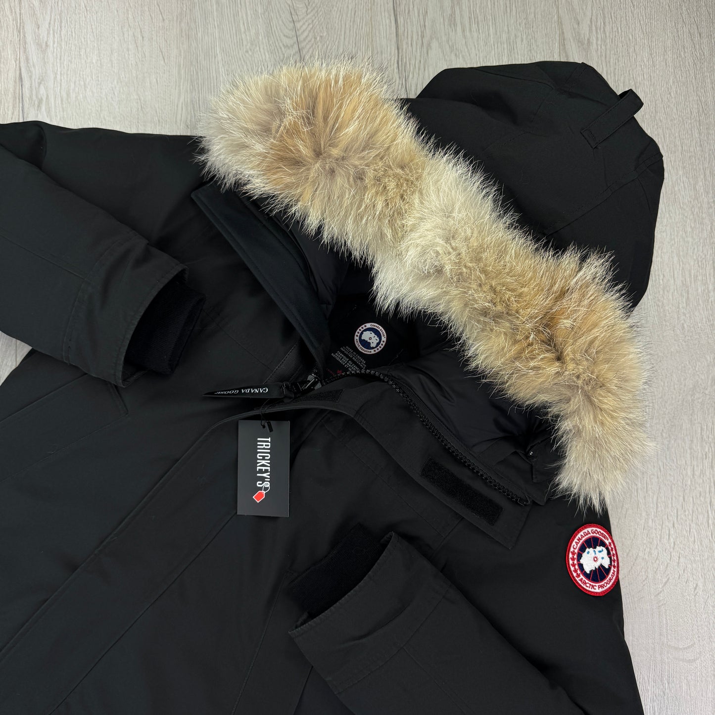Canada Goose Men’s Black Langford Parker Jacket - XS Fusion
