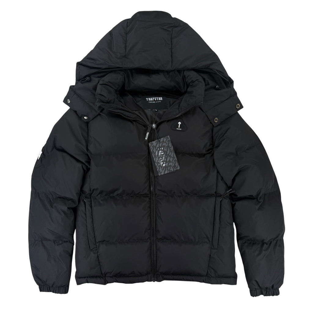 Trapstar Men’s Black AW 25 Irongate Arch Puffer Jacket - Small