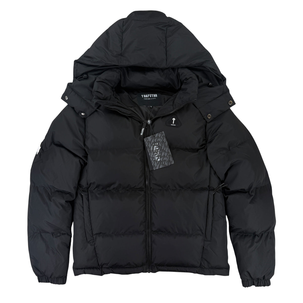 Trapstar Men’s Black AW 25 Irongate Arch Puffer Jacket - Small