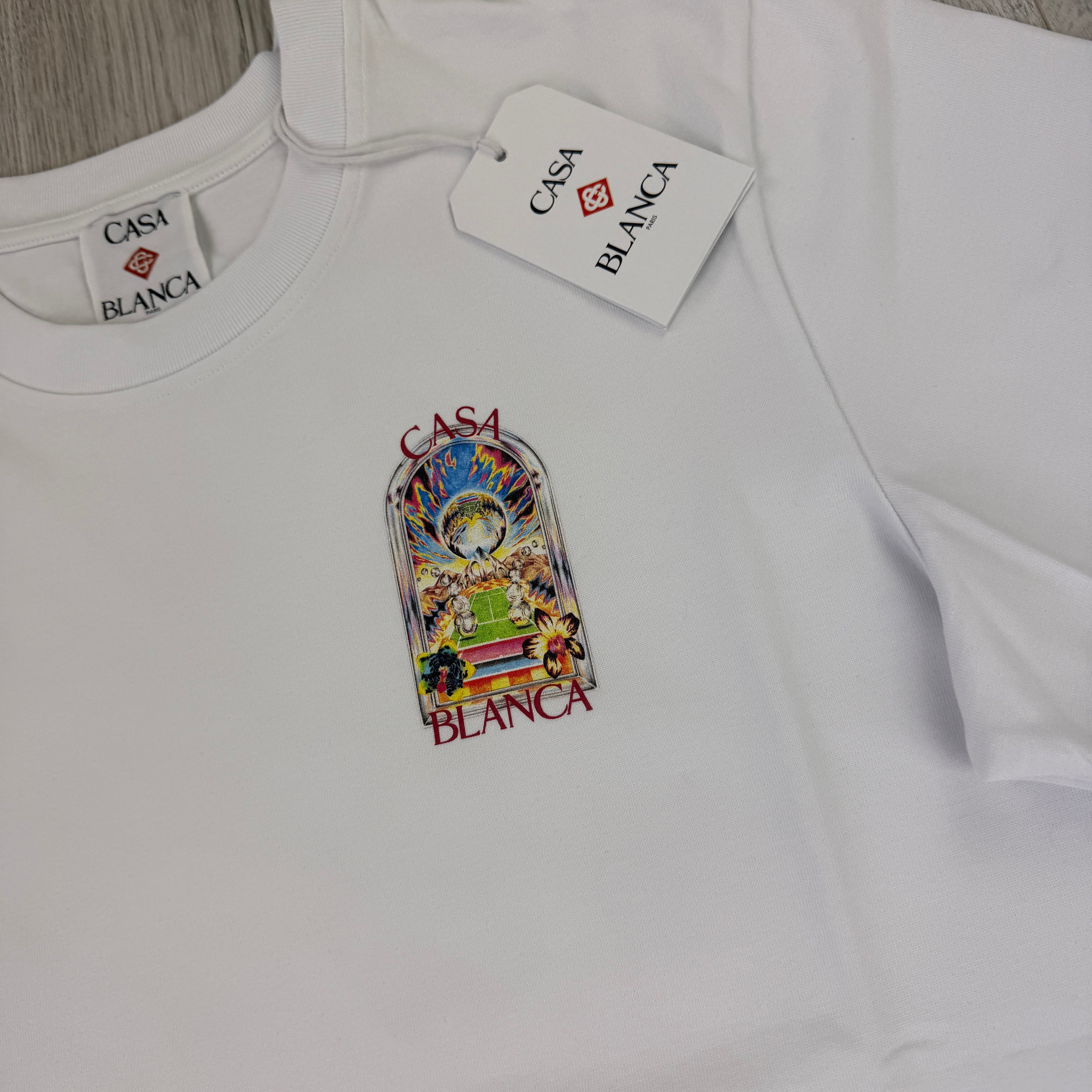 Casablanca Men’s White T-shirt