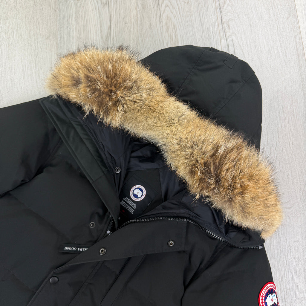Canada Goose Men’s Black Carson Parker Jacket - Medium
