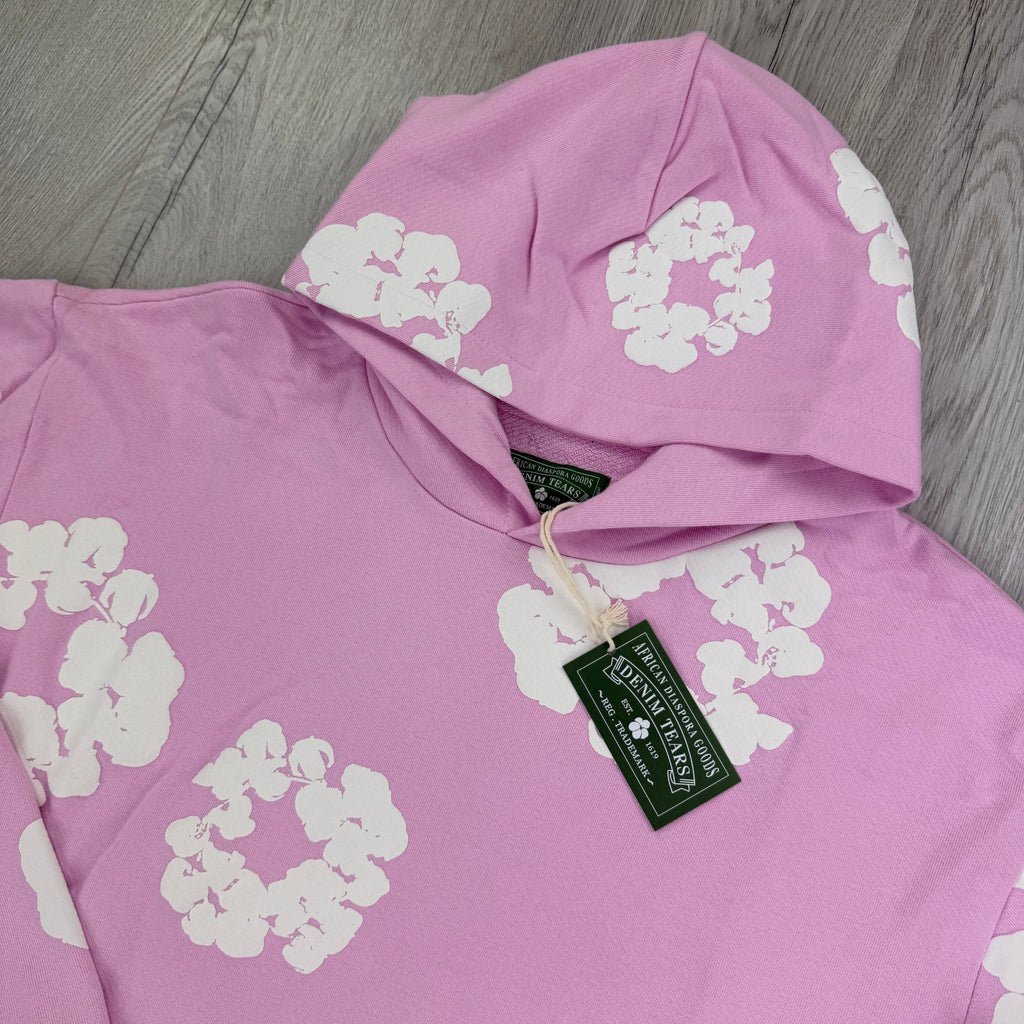 Denim Tears Men’s Pink Hoodie & Shorts Set