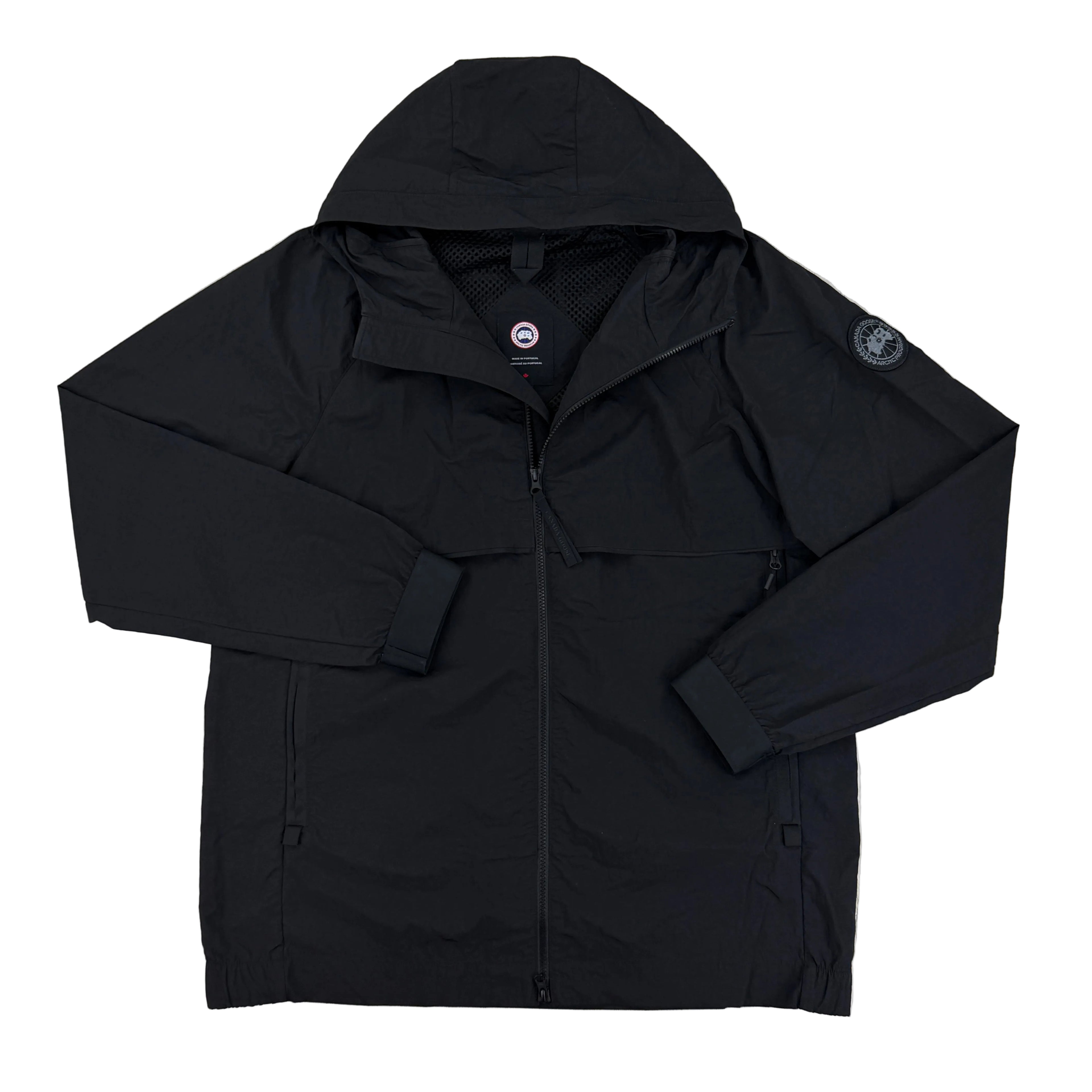 Canada Goose Men’s Black Rain Jacket Black Badge - XL (Fit XXL)