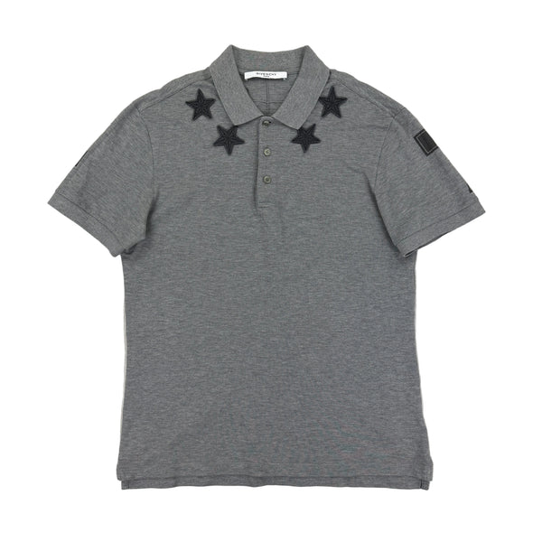 Givenchy Men’s Grey Polo Shirt - Large Slim